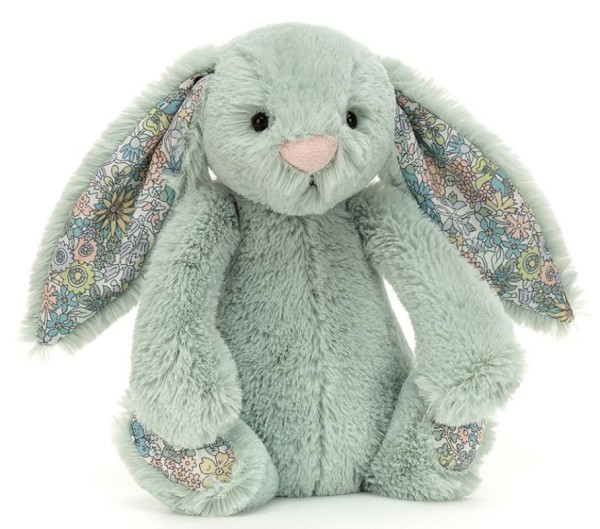 Jellycat Peluche Lapin Sage Blossom Bashful - 18 cm